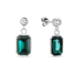 Náušnice zelené se Swarovski Elements Royal KC26028EM Emerald