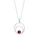 Náhrdelník červený se Swarovski Elements Glory NOD1122SS29SC Scarlet
