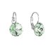 Náušnice Rivoli se Swarovski Elements Chrysolite 12 mm