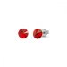 Náušnice červené Rivoli so Swarovski Elements Sweet Candy Studs K1122SS29LSI light siam 6 mm
