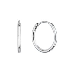 Strieborné náušnice kruhy 61001