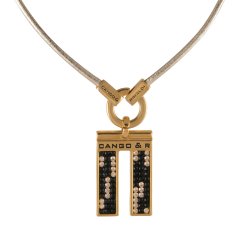 Náhrdelník Cango & Rinaldi zlatý so Swarovski Elements