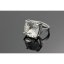 Prsteň so Swarovski Elements oblý Krystal 12 mm