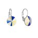Náušnice Rivoli se Swarovski Elements Krystal AB 12 mm