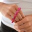 Náramok s minerálnymi kameňmi achát ružový 43056.3