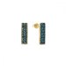 Náušnice zelené se Swarovski Elements Radiance KGFMP1EM Emerald