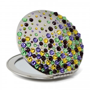 Kosmetické kapesní zrcátko se Swarovski Elements Corals VII