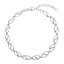 Strieborný náramok kávové zrná so zirkónmi 13083.1 crystal
