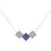 Náhrdelník modrý so Swarovski Elements Glitter NKFM3CSA Sapphire
