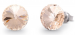 Náušnice Rivoli růžové se Swarovski Elements Sweet Candy Studs K1122SS47SL Silk 10 mm