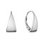 Jednoduché strieborné náušnice 61074