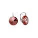 Náušnice tmavo ružovej Rivoli so Swarovski Elements Sweet Candy K112212AP Antique Pink 12 mm