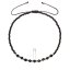 Textilné Miyuki náramok čierny onyx 13037.3 black