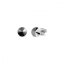Náušnice tmavě šedé sa Swarovski Elements Sweet Candy Studs K1122SS29H Hematite 6 mm