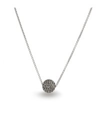 Náhrdelník se Swarovski Elements kulička Black Diamond