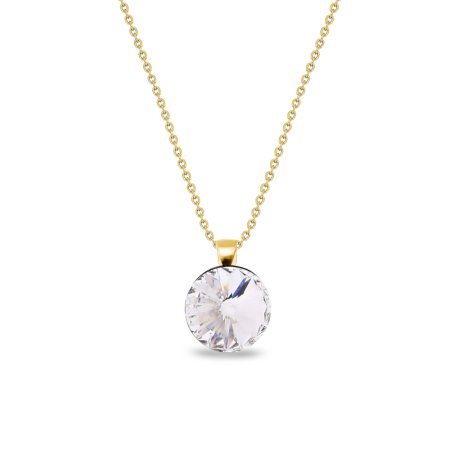 Náhrdelník so Swarovski Elements Candy Gold NG112212C Krystal
