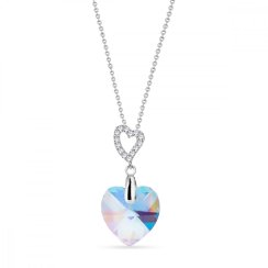 Náhrdelník duhový se Swarovski Elements Amore NCS622814AQAB AB