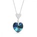 Náhrdelník modrý se Swarovski Elements Spirit NCN622818BB Bermuda Blue