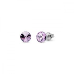 Náušnice fialové Rivoli se Swarovski Elements Sweet Candy Studs K1122SS29V violet 6 mm
