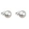 Náušnice se Swarovski Elements 31142.1 Bílá 8 mm