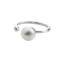 Prsteň číry so Swarovski Elements perla + šatón Kryštál