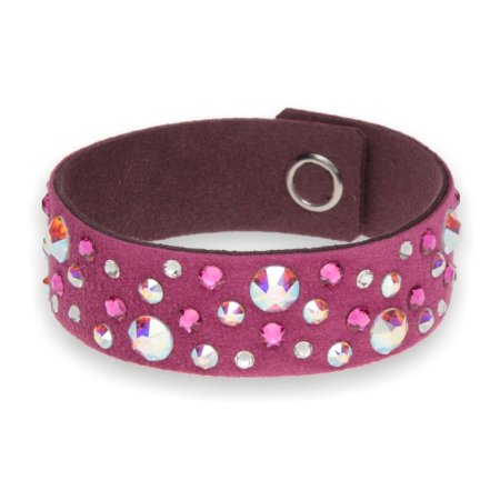Náramek se Swarovski Elements krystaly tmavě růžový Constallation Pictor BCONST2FAB Fuchsia