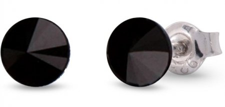 Náušnice černé Rivoli se Swarovski Elements Sweet Candy Studs K1122SS29J jet 6 mm