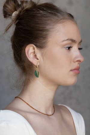 Náhrdelník s pravými smoky quartz kameny 42012.3 ocel