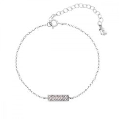 Náramek čirý se Swarovski Elements Radiance BFMP1C Krystal