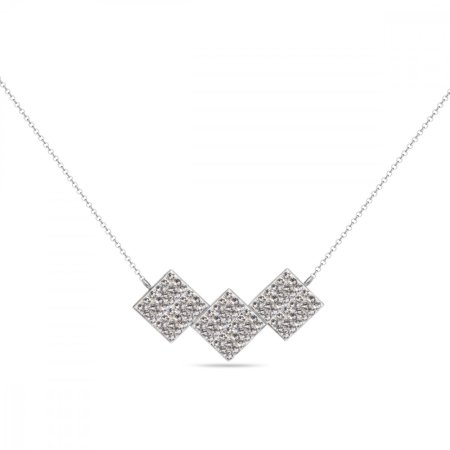 Náhrdelník číry so Swarovski Elements Glitter NKFM3CC Krystal