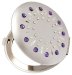 Kosmetické kapesní zrcátko se Swarovski Elements sun tmavě fialová EL-01.6 Tanzanite