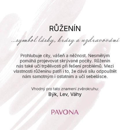Náramek s minerálními kameny růženín 43057.3