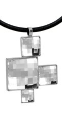 Náhrdelník se Swarovski Elements diskočtverec Krystal