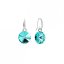 Náušnice Rivoli sa Swarovski Elements Candy KW112212LTU Light Turquoise 10 mm
