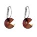 Náušnice Rivoli se Swarovski Elements visací Topaz AB 12 mm
