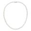 Perlový náhrdelník z riečnych perál so zapínaním z bieleho 14 karátového zlata 822001.1/9267B biely