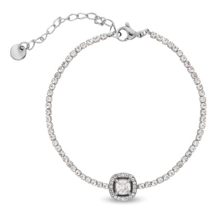 Náramek s čirými zirkony Princesse SB001C