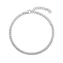 Stříbrný tenisový náramek 13072.1