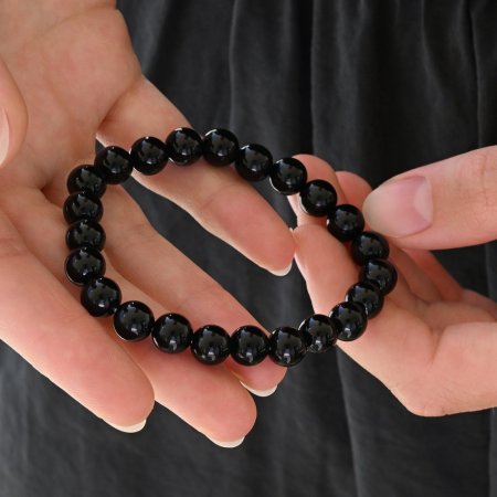 Náramok s minerálnymi kameňmi onyx 43056.3