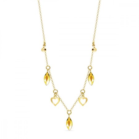 Náhrdelník žltý so Swarovski Elements Euphoria NGROLO22017SF Sunflower