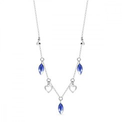 Náhrdelník modrý so Swarovski Elements Euphoria NROLO22017SA Sapphire