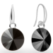 Náušnice Rivoli sa Swarovski Elements Candy KW112212H hematitu 10 mm