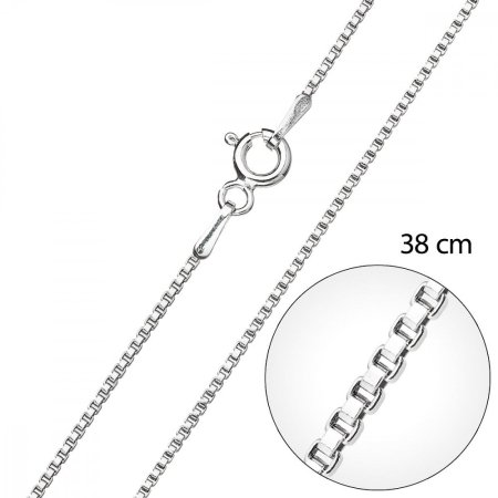 Strieborná retiazka 30014 dĺžka 38 cm