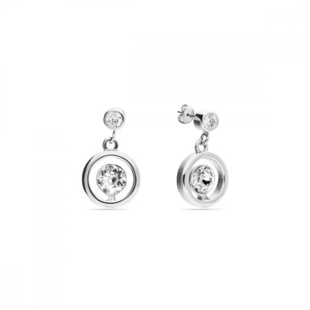 Náušnice číre so Swarovski Elements punctata KC1088SS18C Krystal