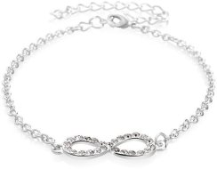 Náramek se Swarovski Elements nekonečno Krystal
