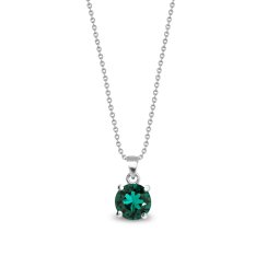 Náhrdelník zelený se Swarovski Elements Ronda NP1088SS39EM Emerald