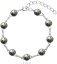 Náramok Rivoli so Swarovski Elements Black Diamond 8 mm