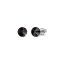 Náušnice čierne Rivoli so Swarovski Elements Sweet Candy Studs K1122SS29J jet 6 mm