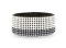 Náramek se Swarovski Elements Chic Medium BMESH9PCZJC Jet + Crystal bílo černý