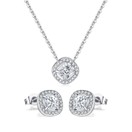 Náhrdelník s čírymi zirkónmi Princesse SN001C